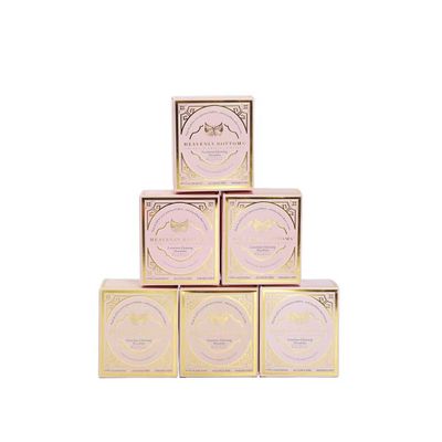 Le côté de papier rose de double de Tuck End Folding Carton Box a imprimé l'estampillage d'or d'aluminium