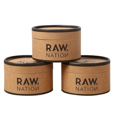 Carton écologique fait sur commande réutilisé de boîte de rond de carton de Cylindar