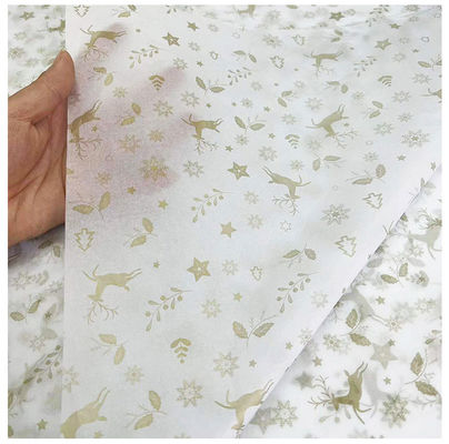 Feuille d'or recyclable de papier d'emballage de noces d'argent