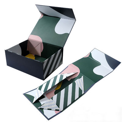 Boîtes cadeaux personnalisées pliables avec volet magnétique et ruban