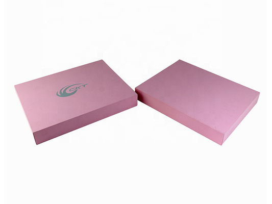Boîte de parfum personnalisée avec carton rose rigide