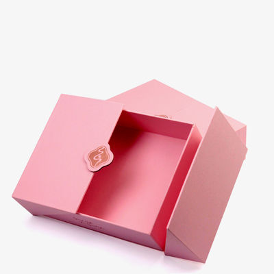 Boîte cadeau magnétique rose unique avec emballage de conception personnalisée pour les produits cosmétiques