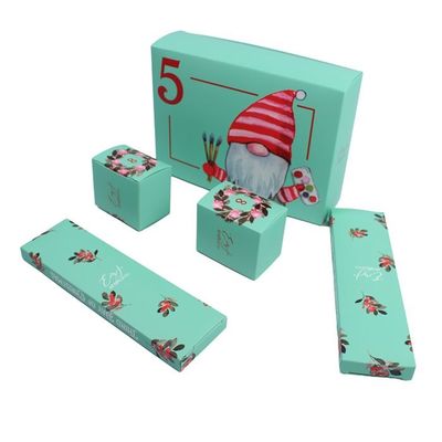 Boîtes en papier sur mesure Boîtes de luxe sur mesure Boîtes en gros Emballage de boîtes avec élément de fête de Noël