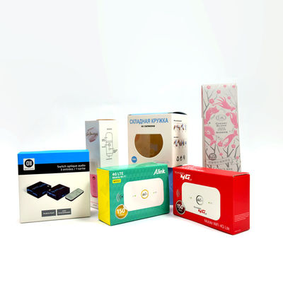Boîtes d'emballage vides personnalisées avec logo Boîte de carton blanche Toutes sortes de boîtes d'affichage de produits